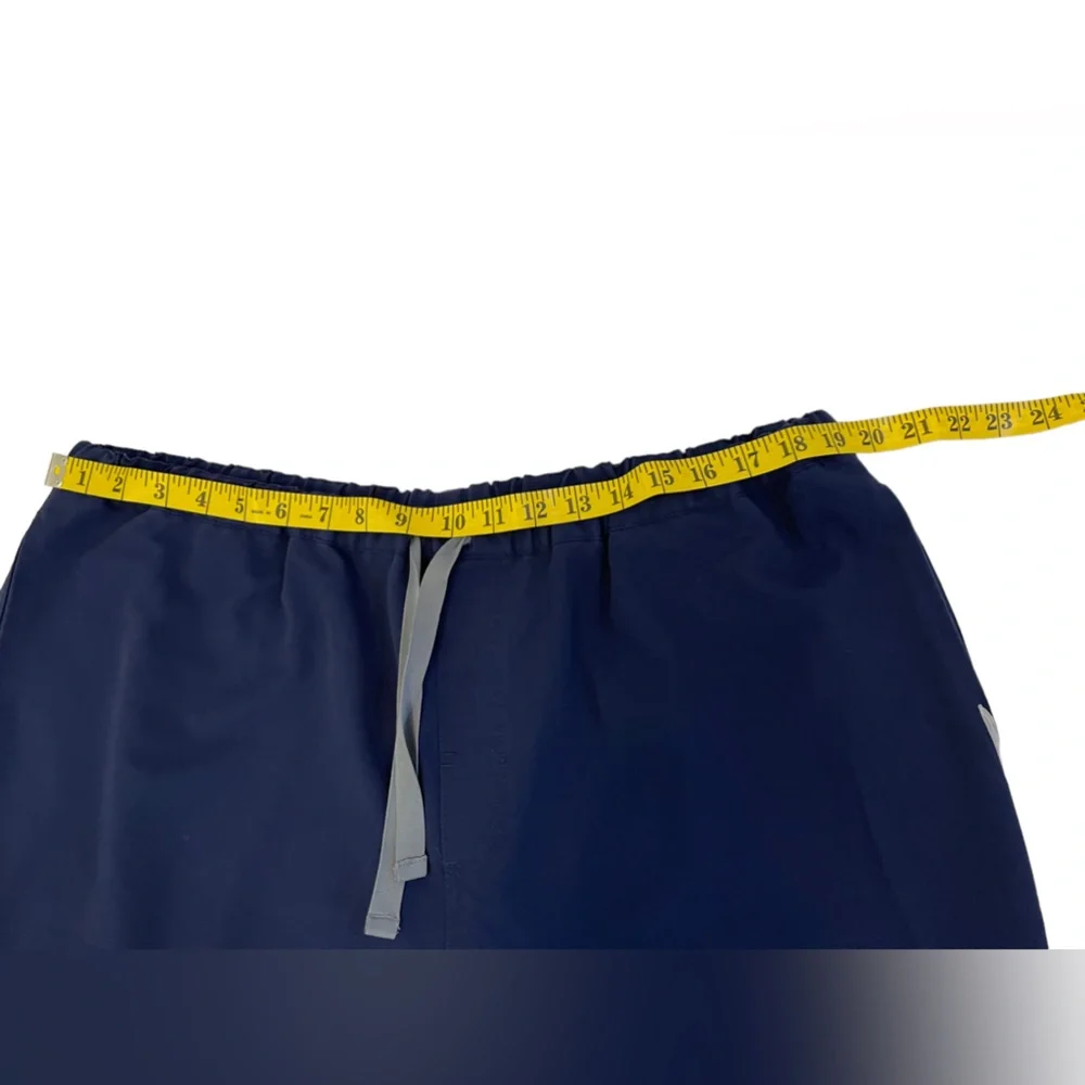 FIGS Men Scrub Pants Drawstring With SIDE & Back Pockets Size XXL Navy Blue